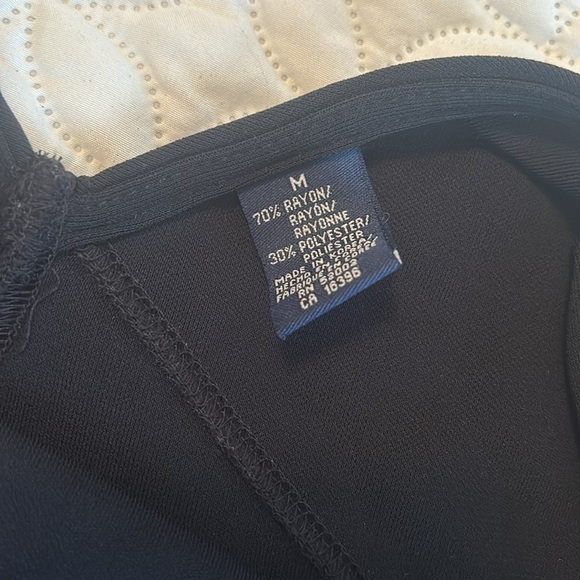 Liz Claiborne Lizport Slip Style Dress in Black Size Med - Picture 9 of 10